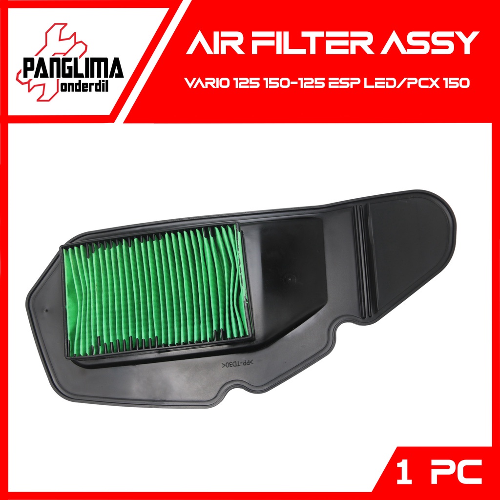 Filter Udara Vario 150-125 FI eSP LED K59-K60 2015-2018 &amp; PCX 150 Lama-CBU 2014-2017 Saringan-Busa-Hawa-Air Assy