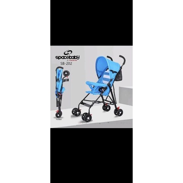 Stroller Space Baby Biru