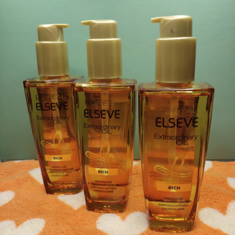 L'Oreal Paris Elseve Extraordinary Oil Gold Hair Treatment Serum 100ml vitamin rambut hair oil serum