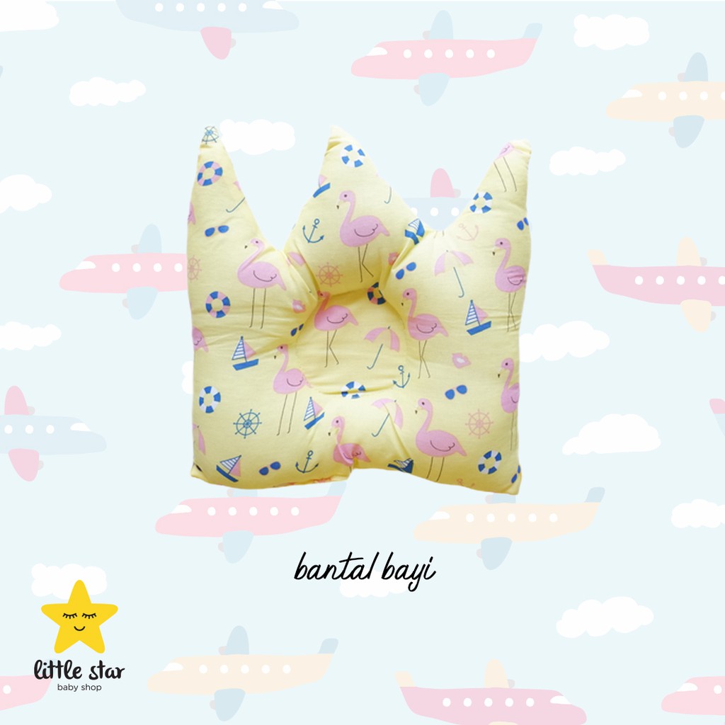 Bantal Peyang Bayi Crown Cloud