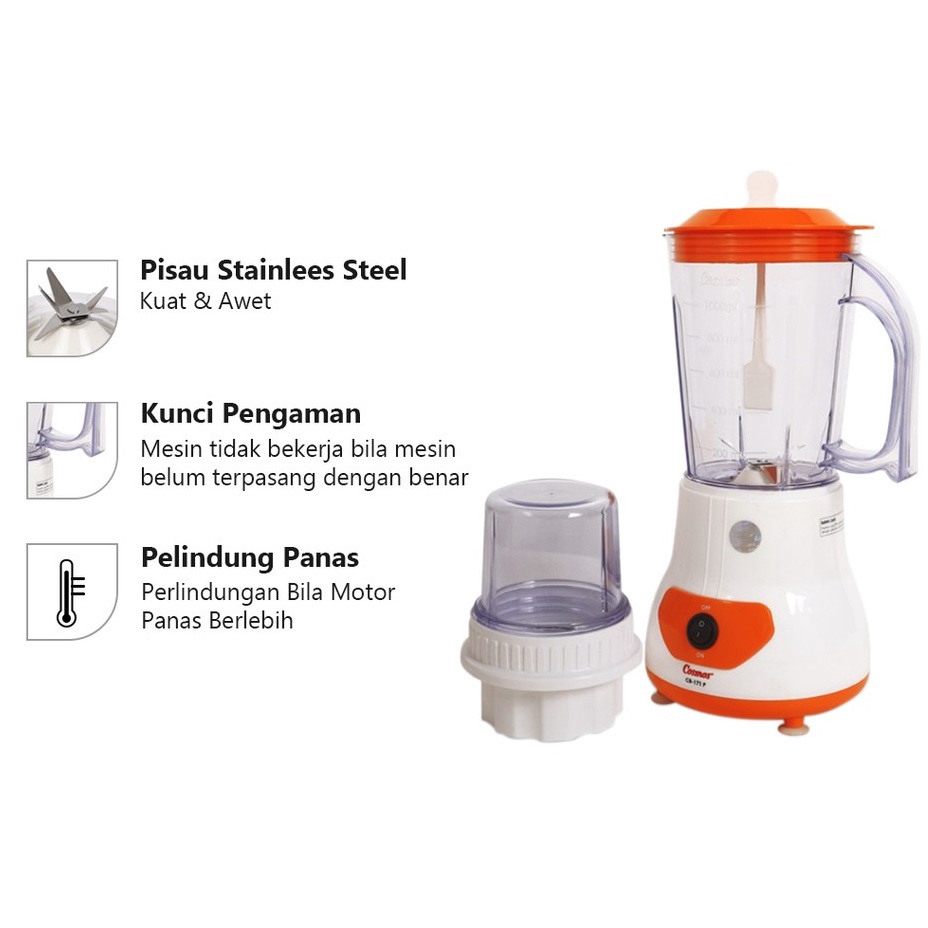 Cosmos Blender 2in1 - CB-172 P - 1 liter