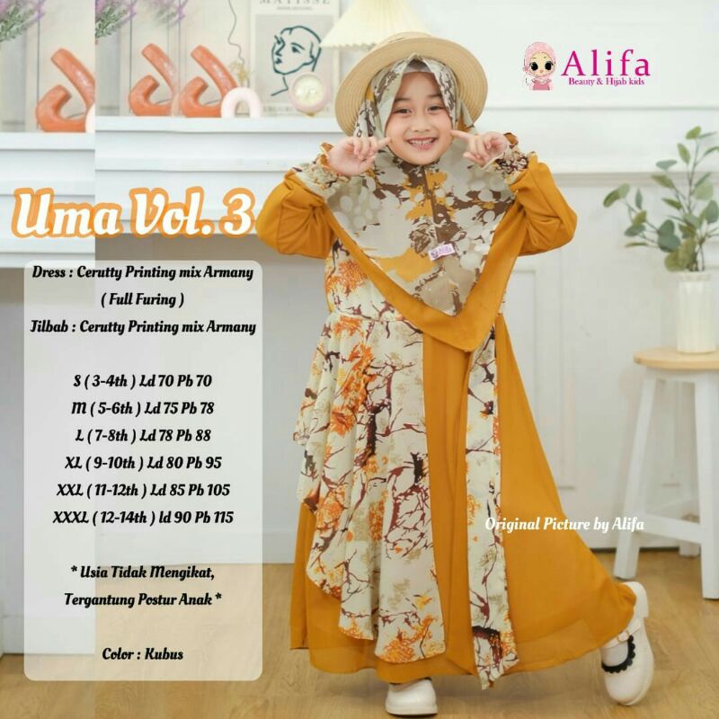 UMA ,AISYAH  Kids Ori by Alifa