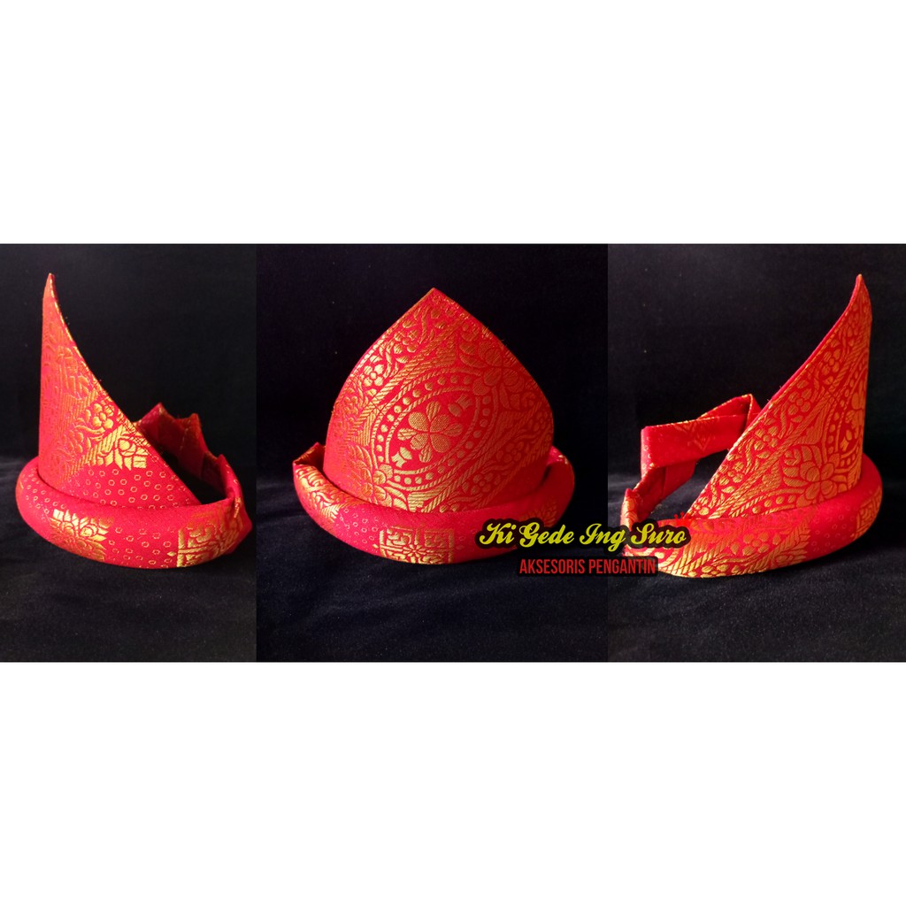 Tanjak Songket Palembang/ Pengantin Tari Jambi Bengkulu Lampung Melayu Riau Aceh