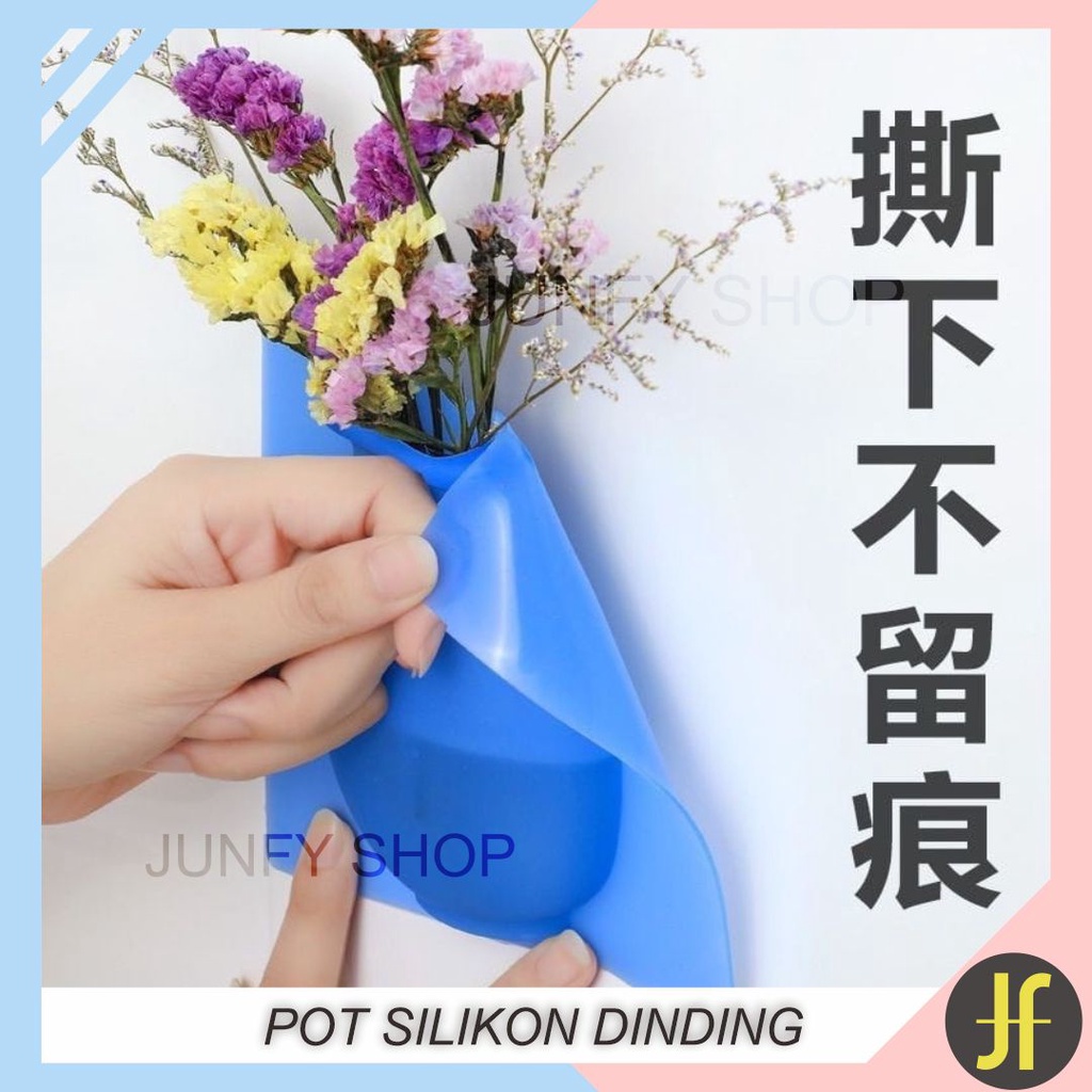 Pot bunga silicon pot dinding silicon pot bunga dinding