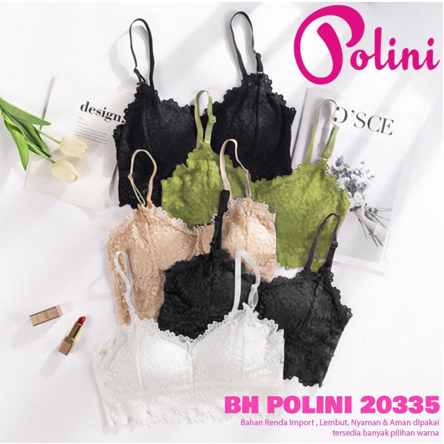 BEE - Bra Bh Sport POLINI Pakaian Dalam Wanita / Bra Jogging Fitness Zumba 20335