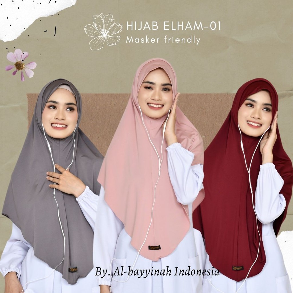 HIJAB ELHAM-01 By Rumah Jilbab Al-Bayyinah