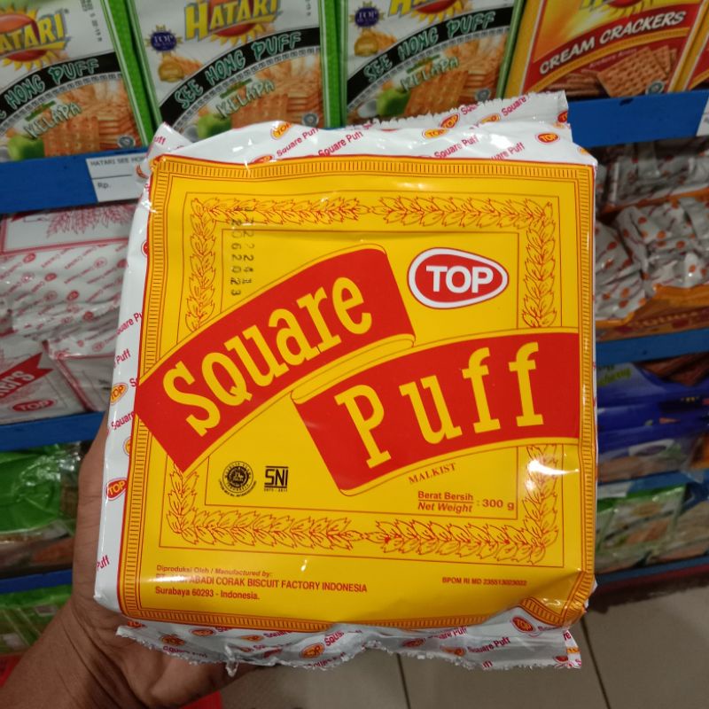 

Yummer l Snack camilan TOP Malkist Square Puff