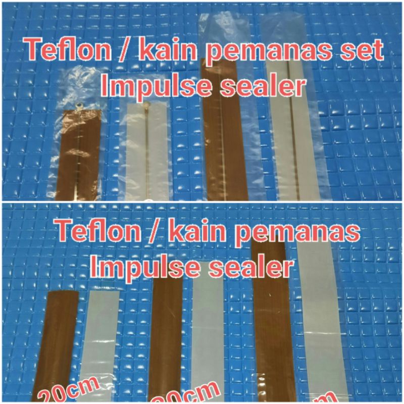 Kain pemanas, kain teflon, teflon set impulse sealer