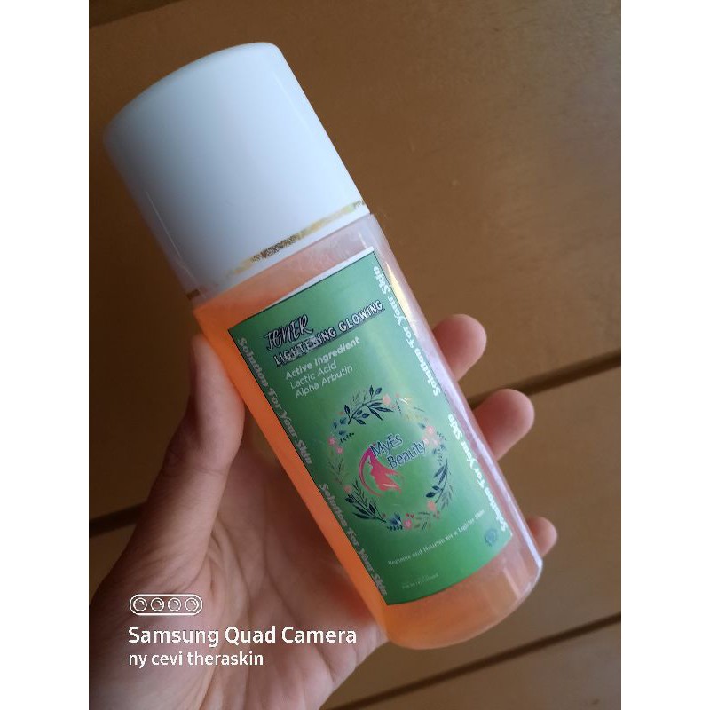 es glow toner glowing