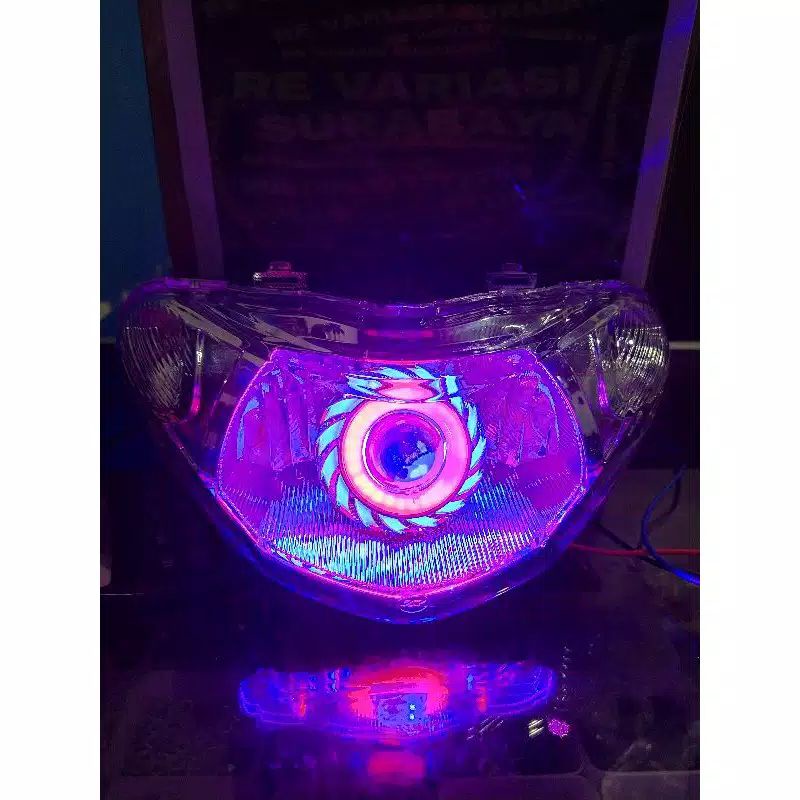 lampu depan projie Mio smile Mio lama Mio carbu