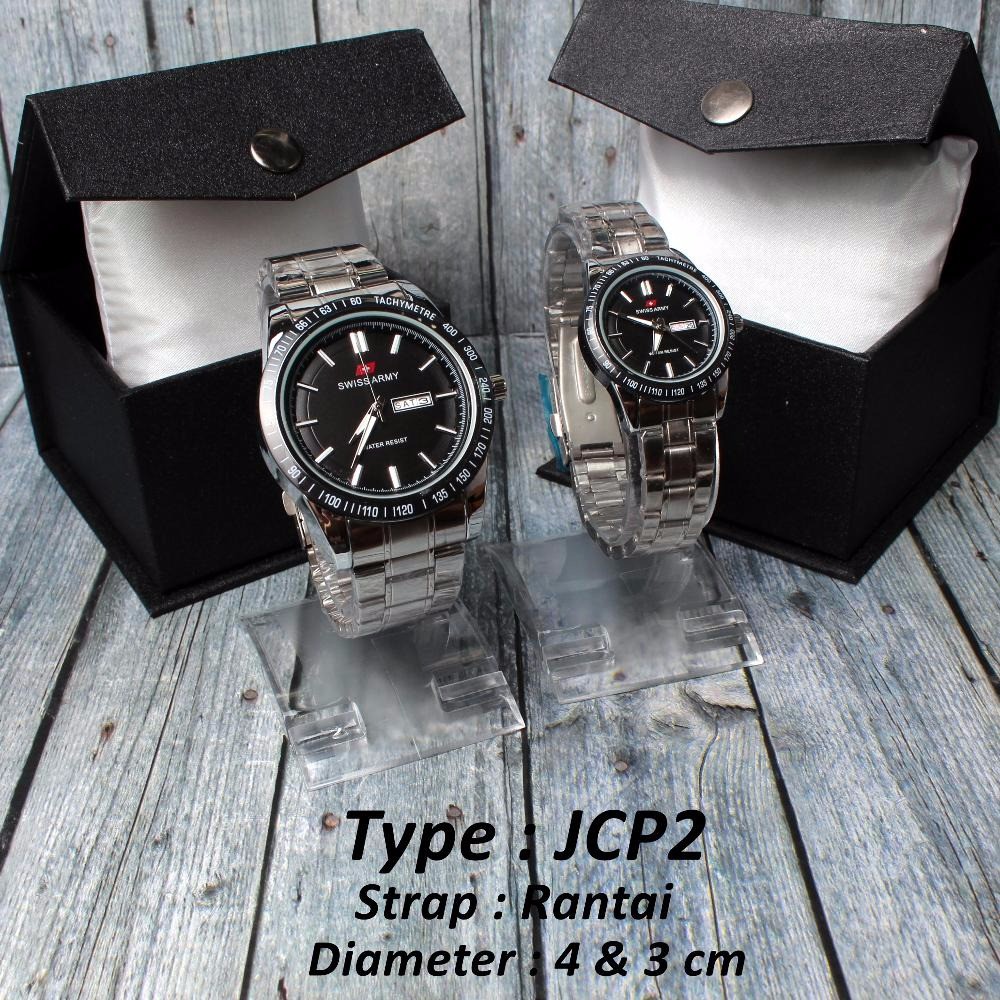Jam Tangan Swiss Army Couple Pasangan JCP2 R61