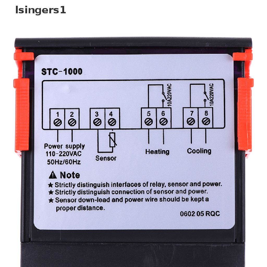 (lsingers1) Stc-1000 Thermostat Pengatur Suhu Digital 220V + Sensor