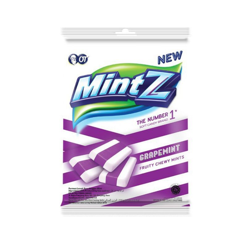 

Mintz Permen Grapemint 115gram