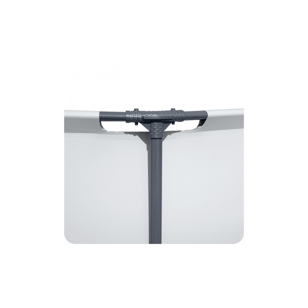 BESTWAY 56416 KOLAM STEEL PRO BULAT + FILTER 366 X 366 X 76CM