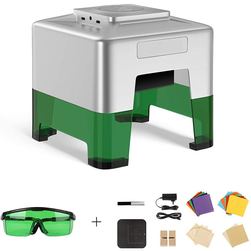 XN002 Mesin Ukir Laser Grafir Mini Engrave Machine Logo Design Printer