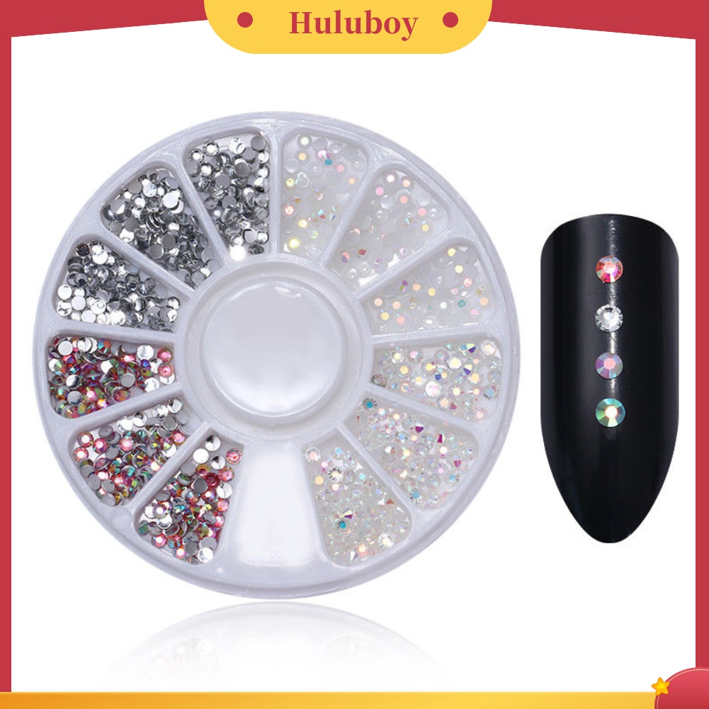 Huluboy Huluboy♡ Berlian Imitasi 3D Bahan Resin Untuk Dekorasi Nail Art