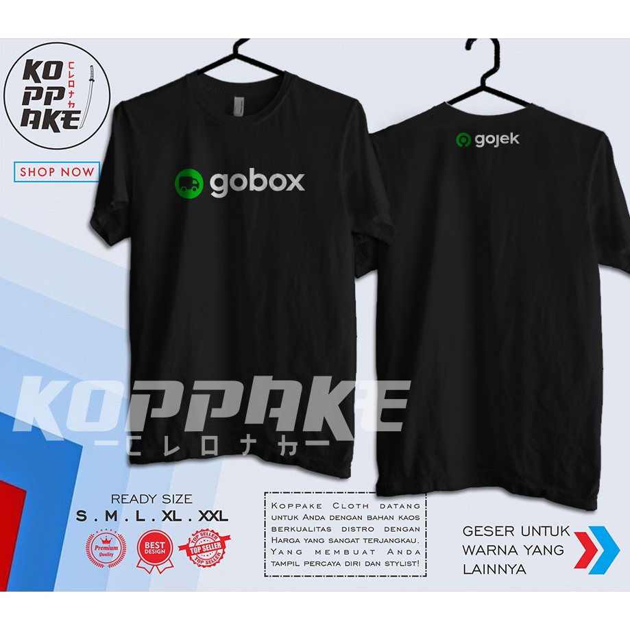 Kaos gobox GO BOX Logo Baru Perusahaan