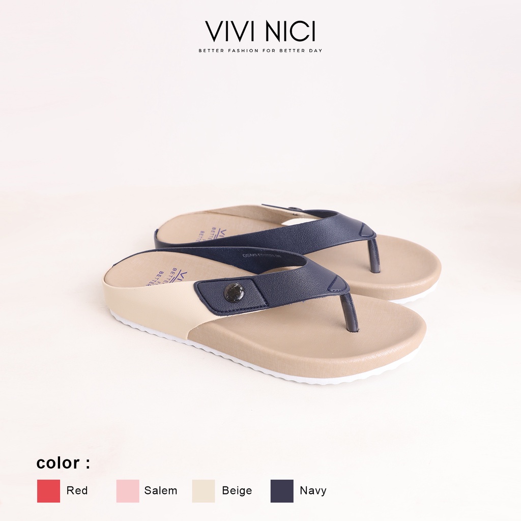 Vivi Nici - Osaki Sandal Jepit Wanita-Navy
