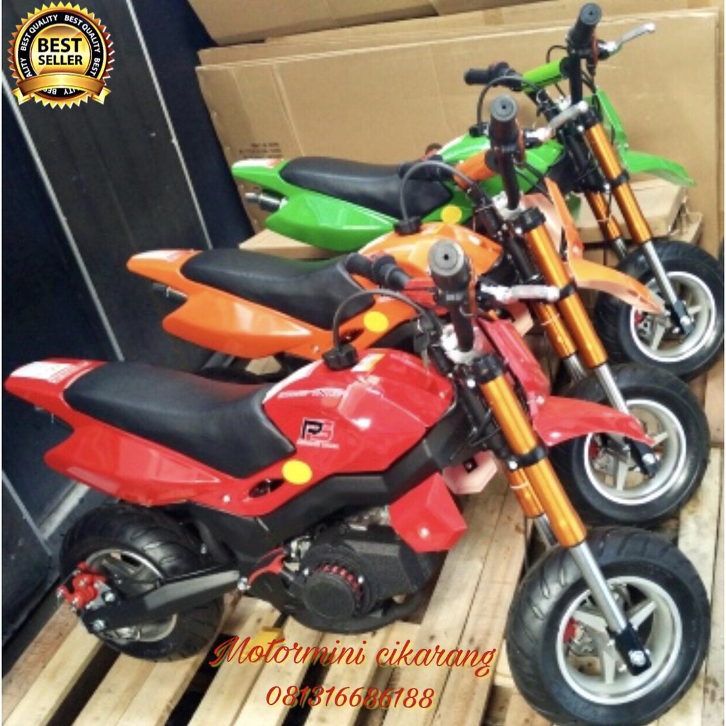 MOTOR MINI SUPER MOTO 50CC MESIN 2TAK