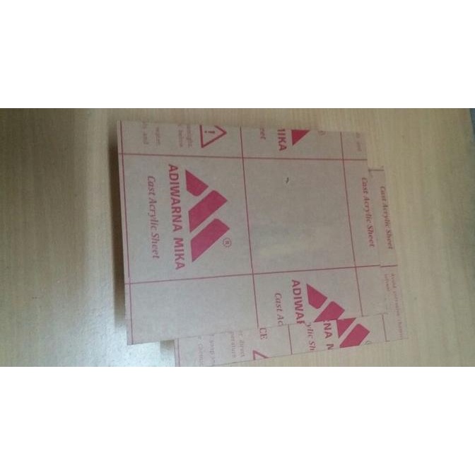 ACRYLIC LEMBARAN Paket 2 lembar 2MM BENING lihat deskripsi Termurah