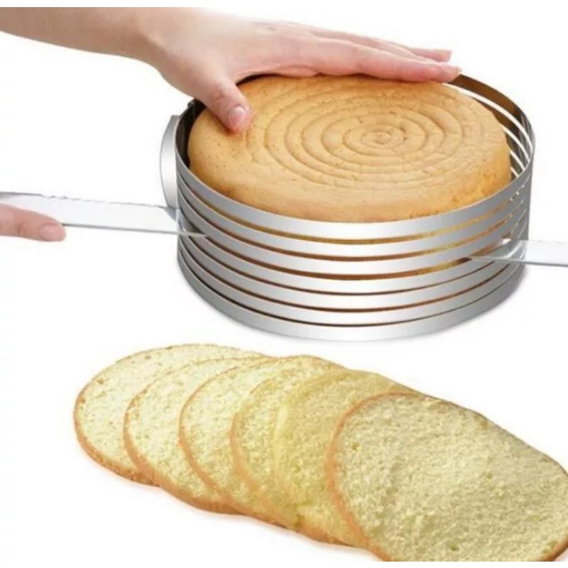 Cake Slicer pemotong kue layer cake RING adjuster