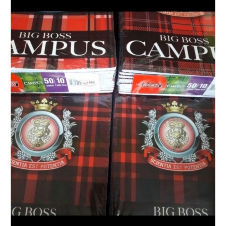 

Buku Tulis BIG BOSS CAMPUS isi 50 lembar