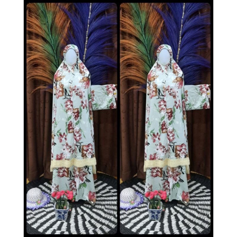 MUKENA DEWASA MATT MAXMARA SILK/MUKENA JUMBO