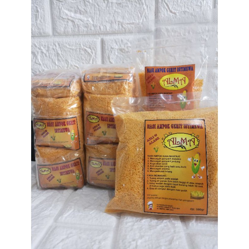 

ampok gerit / nasi jagung