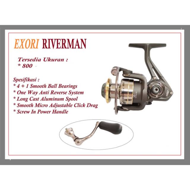 REEL PANCING EXORI RIVERMAN 800