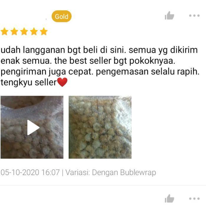 

TERBARU 1Kg Siomay Mini Cuanki Pangsit Gurilem Garut Merk SAWARGI Toping Baso Aci, dan Cuanki