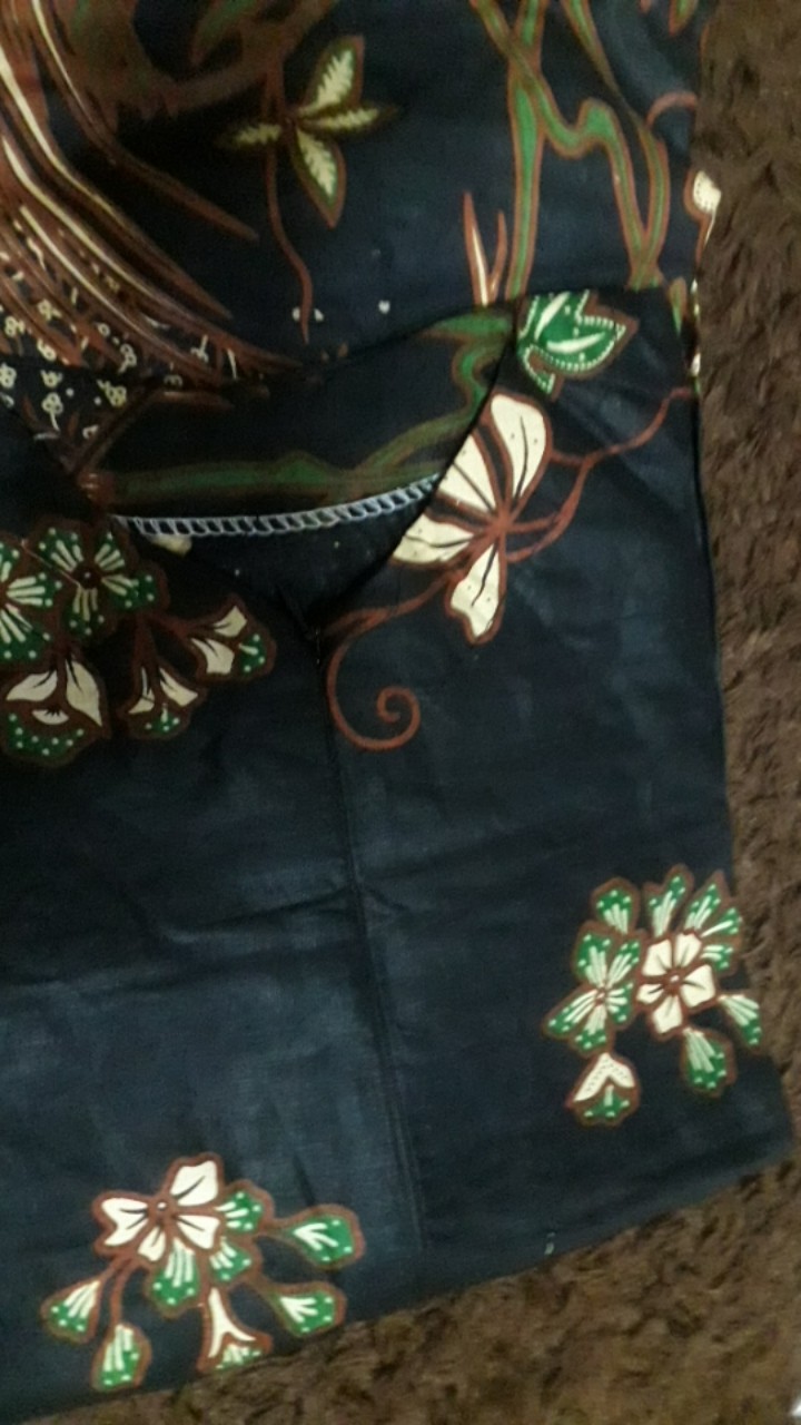 Gamis Batik (cod) Manggar Gamis Batik Pesta Model Terbaru