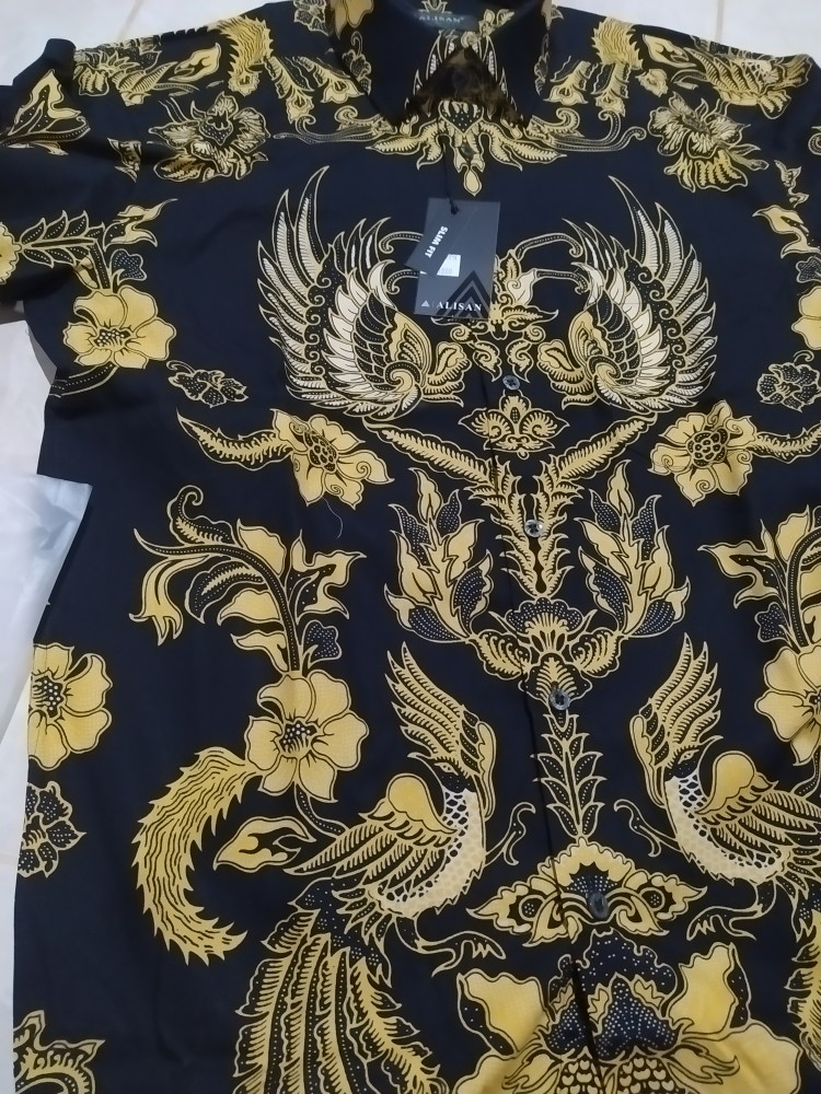 Kemeja Batik Pria Lengan Panjang Slim Fit Batik Pria Lengan Panjang Modern