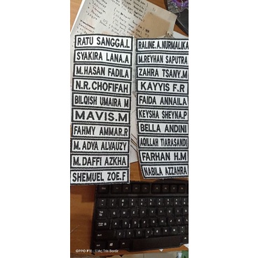 NAMA Sekolah SD. SMP SMA Bordir Komputer