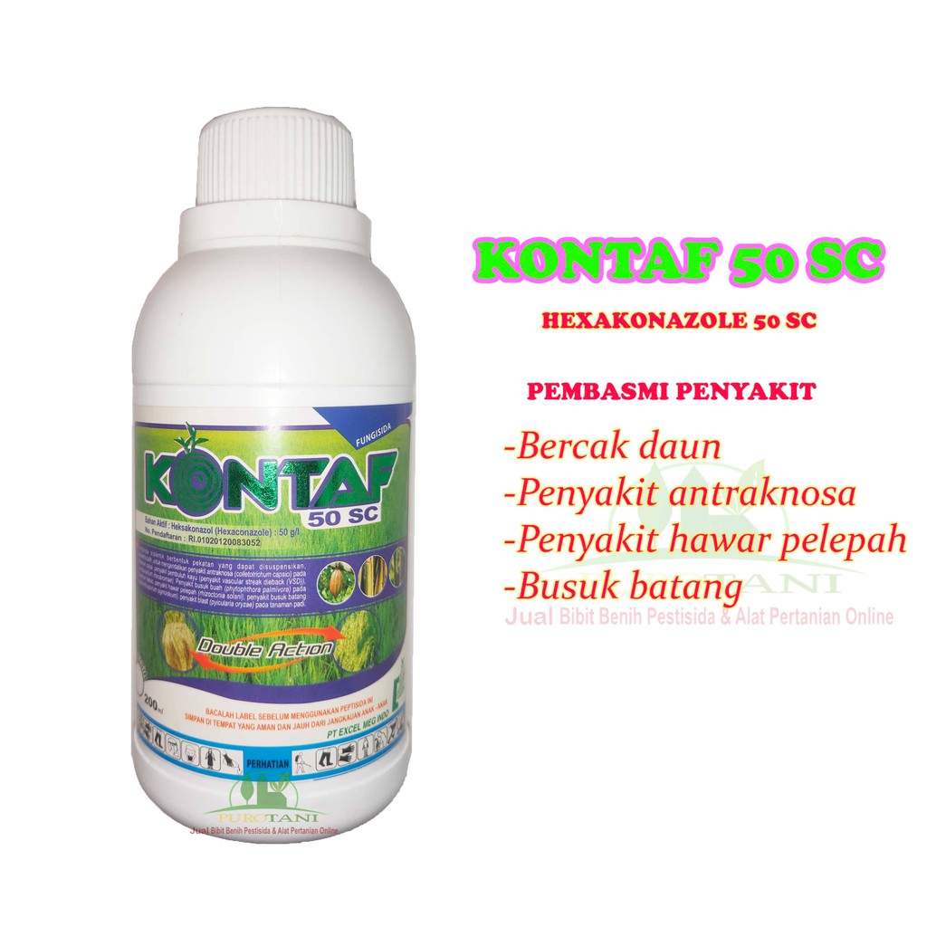 Obat Jamur Fungisida Kontaf 50 SC 200 ML Heksakonazol