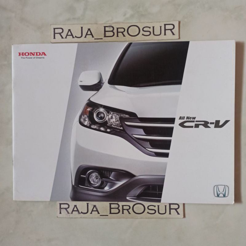 Poster brosur katalog booklet Honda CRV CR V 2013-2015