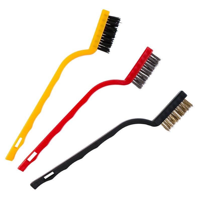 Sikat Kawat Isi 3 Sikat Tembaga Nylon Besi Pembersih Kompor Wire Brush