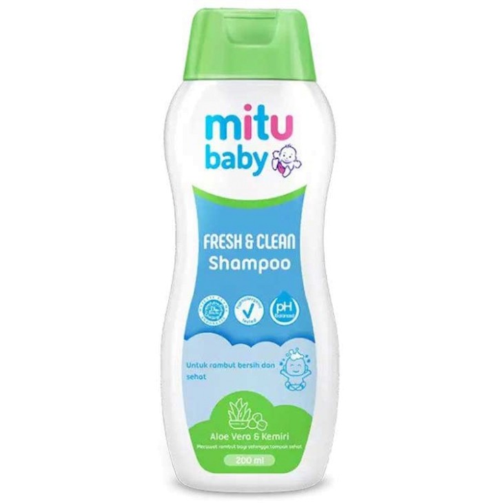 Mitu Baby Shampoo Fresh &amp; Clean 200 ml