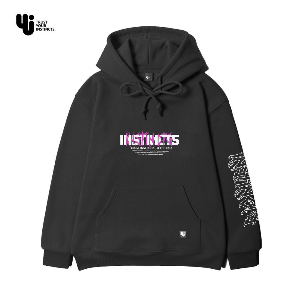 Yui Sweater Hoodie Black Instincts