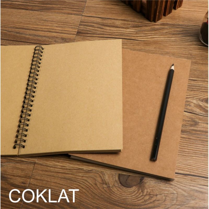

sketsbook isi brown A5