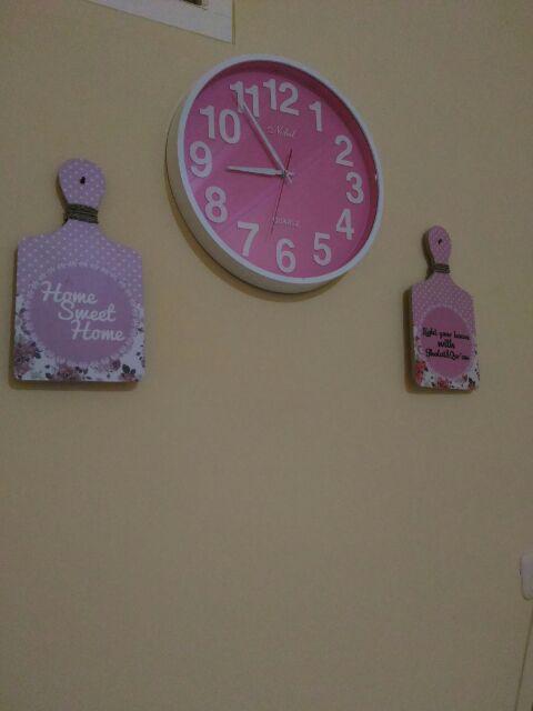 Jam Dinding Nobel 7186b Diameter 36cm - Large Size