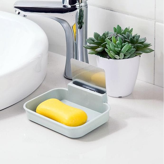 [CTSHOP]Tempat Sabun Mandi Batang Tempel Dinding Tanpa Paku Magic Hook Holder rak Kamar Mandi wadah spons
