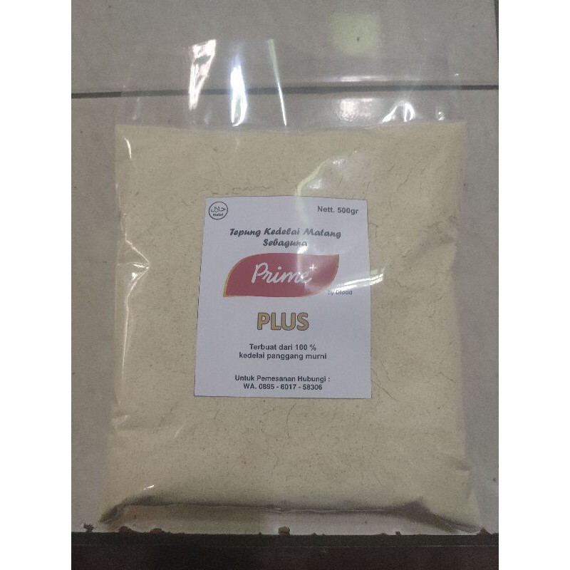 

Bubuk Kedelai Matang Serbaguna Prime Plus 500gr