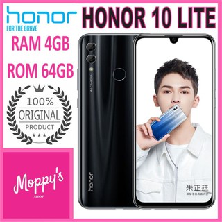 Handphone Honor 10 lite Black RAM 4GB/ROM 64GB - Hitam