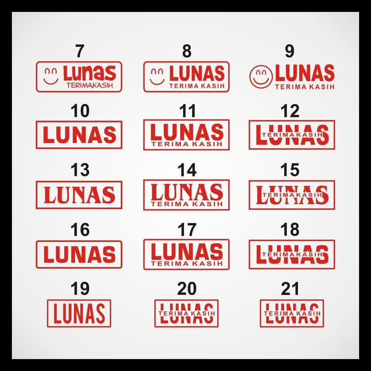 

Stempel Warna/ Stempel Lunas Unik/ Stempel Flash Produk Terbatas