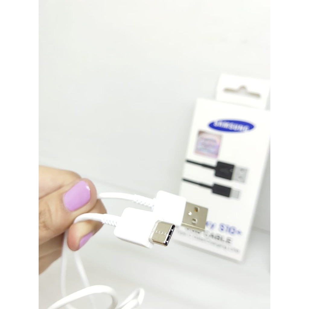 Kabel Data Type C SAMSUNG S10+ 3.0 Quick Charge Kabel Charger Type-C FLASH CHARGE Kabel Casan Tipe C