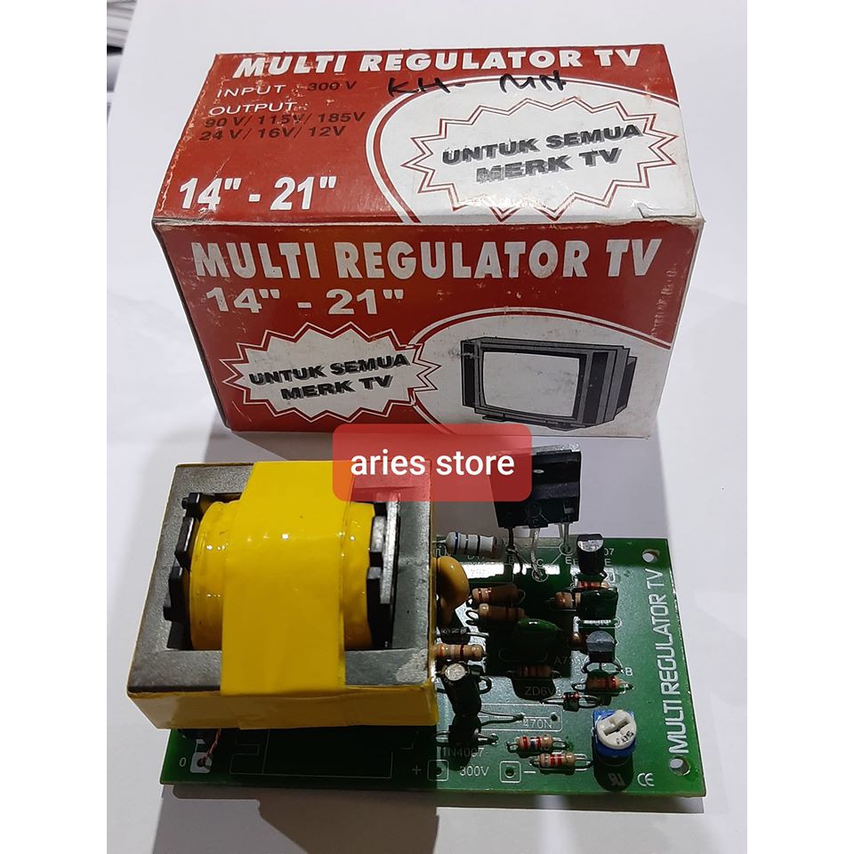 REGULATOR TV MULTI TRAFO UNTUK TV TABUNG