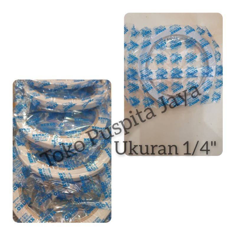 

Double tape kenko ukuran 1/4" dan 1/2