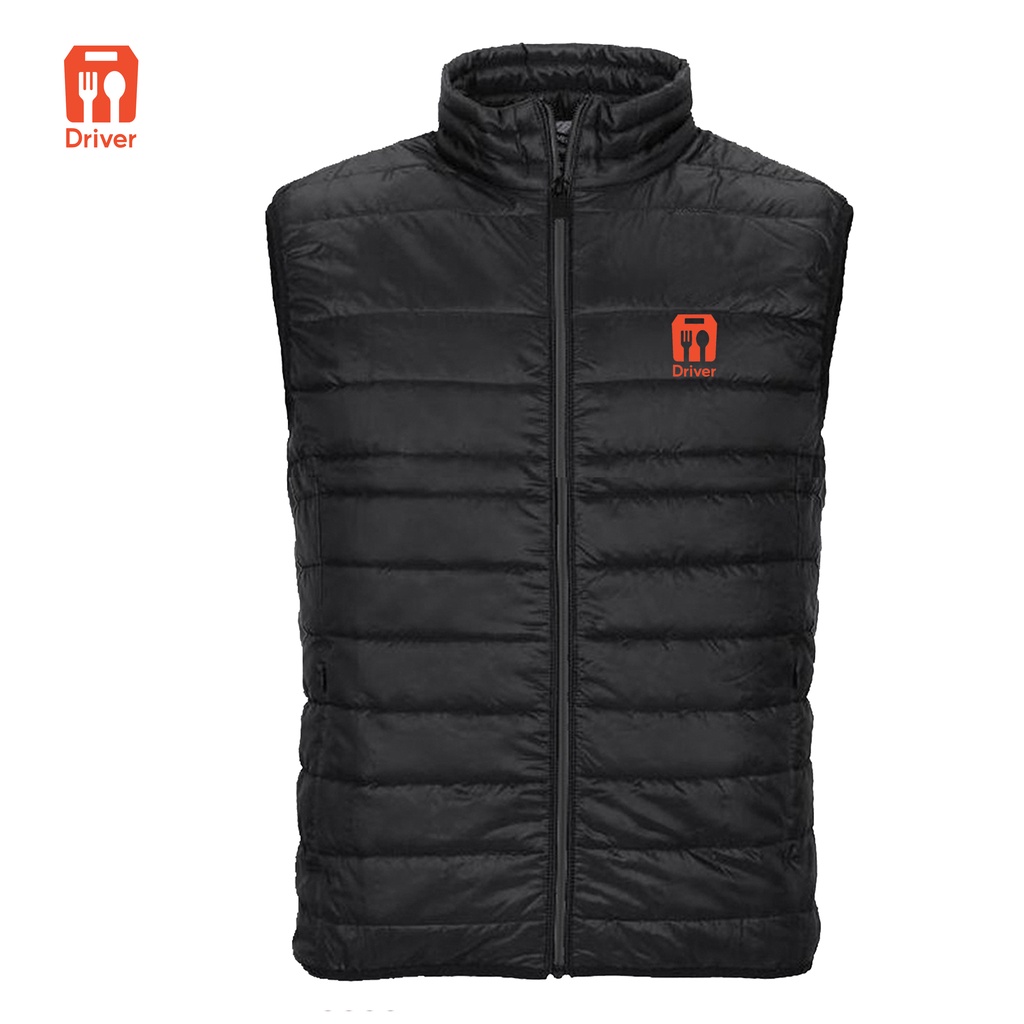 Jaket Rompi/Rompi Motor/Rompi Driver Shopeeee Food Bahan Parasut/Rompi Pria Wanita Full Bordir Shope