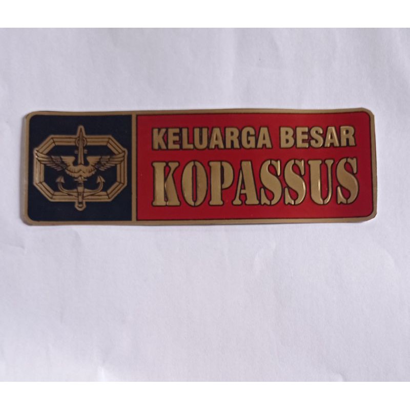 

Stiker Kopassus dan Polisi Militer panjang