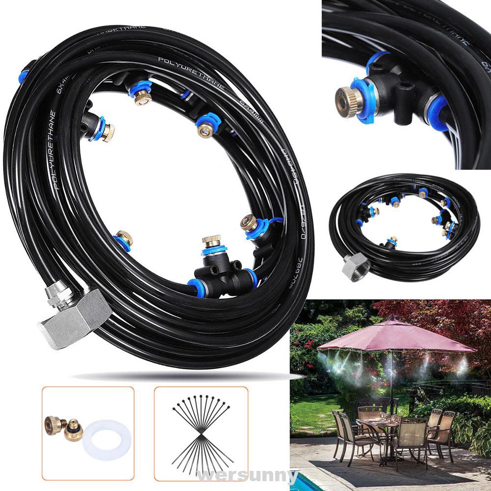 8m Easy Install Humidify Outdoor Trampoline Watering With Line Misting Cooling System Shopee Indonesia